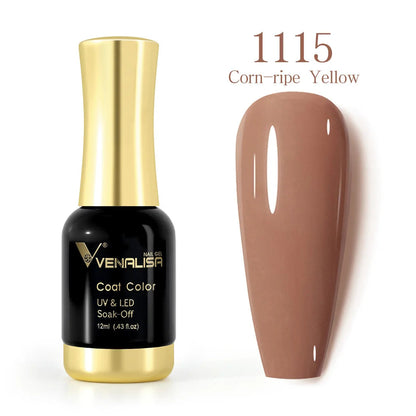 Nail Salon Long Lasting Shining Soak Off Color Nail Gel Polish Good Quality Topcoat Color Gel 111 Colors Nail Polish Gel Lacquer Good Vibrations