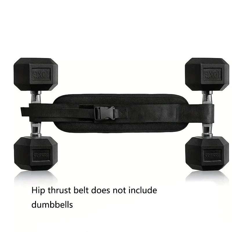 Hip Bridge, Weight Belt, Dumbbell, Hip Push, Weight Training Belt, Hip Lifting Fitness, Waist Protection Fitness Equipment Good Vibrations