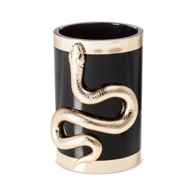 Snake Makeup Brushes Set Concealer Contour Eye Shadow Cosmetics Brushes Blushing powder Blending Brush kit 10pc for make up Good Vibrations