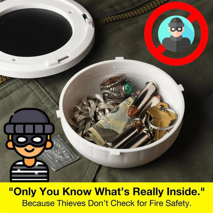 Secret Stash Box Alarm Security Can Hidded Storage Container No Drill Installation Jewelry Money Hider Wall Decor Home Safe Good Vibrations