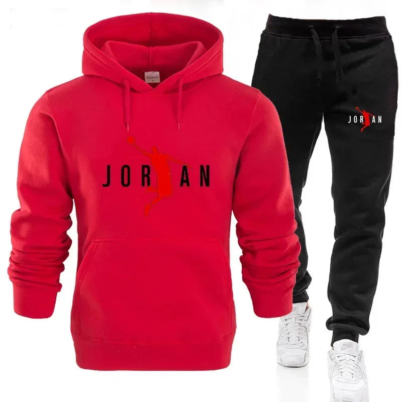 2025 Fall Winter Men's Tracksuit Hoodie Pants 2Pcs Sets Suit Leisure Sweatshirts Sweatpants Fashion Trends Brand Clothing S-3XL Good Vibrations