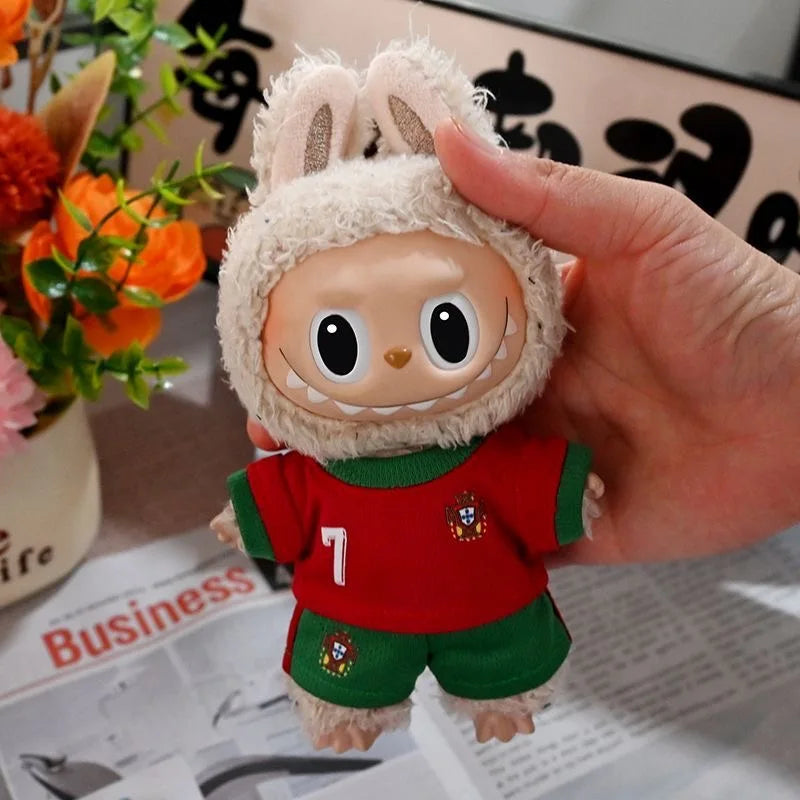 New 17cm Labubu Accessories Clothes Designer Suitable For V1 V2 V3 Labubu Pendants Cute Personality Fashion Birthday Gift ﻿ Good Vibrations