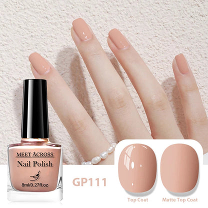 8ml Peel Off Water-Based Nail Polish Red Nails Fast Drying Long-Lasting Nail Art Polish DIY Design No Need Lamp Cure Manicure Good Vibrations
