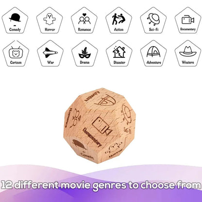 Dice for Her Him Couples Gift Ideas Food Decision Dice Games Christmas Birthday Valentines Day Gifts for Wife Husband Good Vibrations