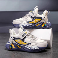 New Children's Tennis Shoes Students Scool Shoes Fashion Boy's Sport Shoes Anti-slippery Soft-soled Sneakers For Kids Good Vibrations