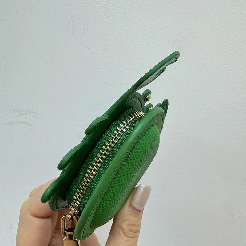 Crab Coin Purse Bag Charm Pendant,Mini Wallet Zipper Pouch for Earphone Storage,Backpack Handbag Hanging Decoration Accessories Good Vibrations