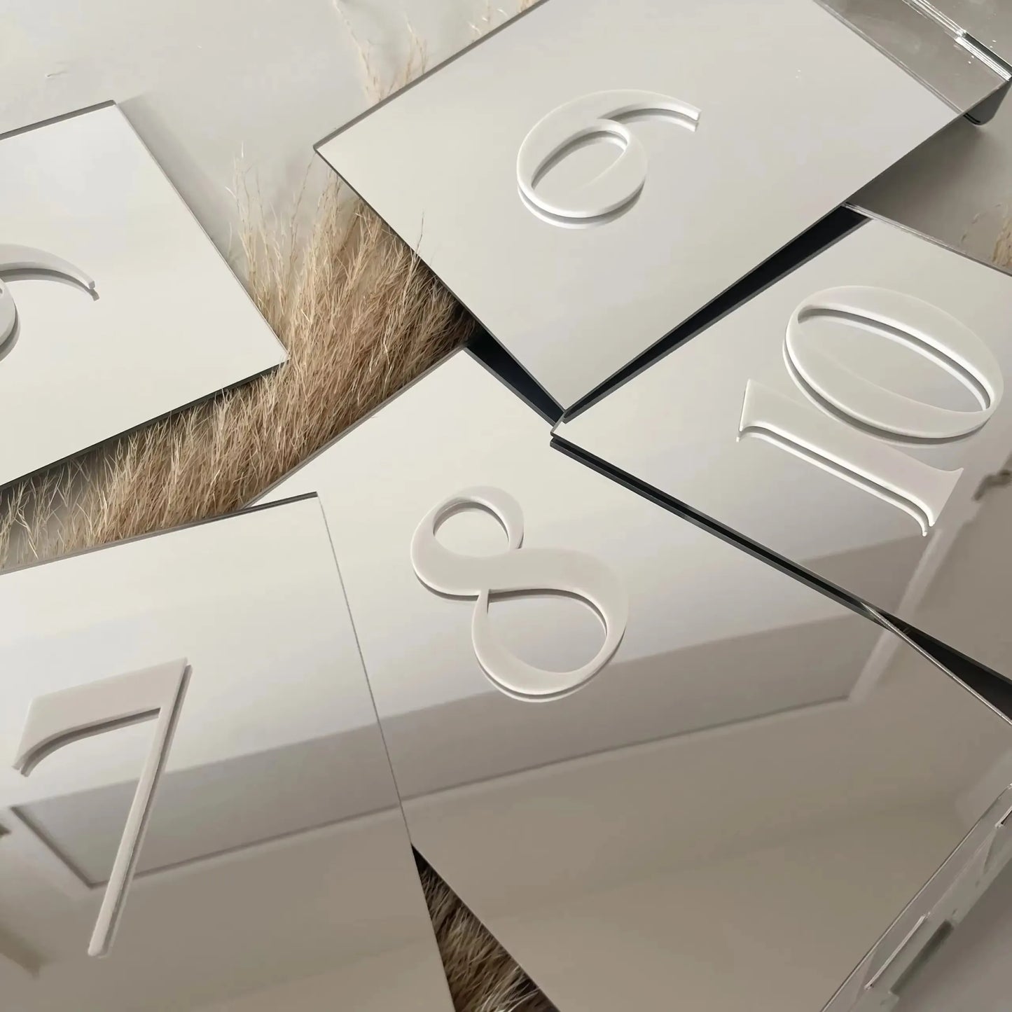 Wedding Table Numbers 3D Gold Mirror Wedding Table Decor Luxury Wedding Table Numbers Wedding Elegant Table Decor Good Vibrations