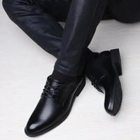 2025 new Fashionable versatile Men Shoes Heightening Shoes Spring  British Casual Business flats Casual comfortable Shoes Good Vibrations