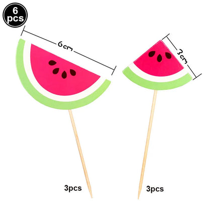 One in a Melon Cupcake Topper Baby Kids 1st Birthday Party Cake Decor Watermelon Themed Party Supplies Baby Shower Girl Birthday Good Vibrations