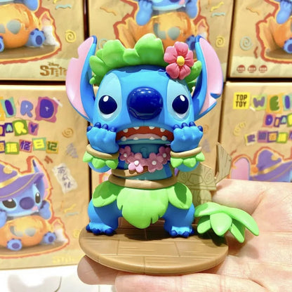 2025 New Stitch Blind Box Disney Stiezy Funny Diary Series Mysteries Guss Bag Anime Figure Model Decoration Collection Toys Gift Good Vibrations