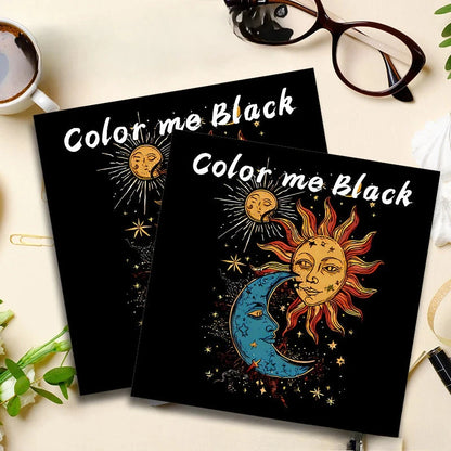 Blacking Me Out: Picture Books for Adults and Teens Coloring Books for Decompressing Relaxing and Imaginative Coloring Good Vibrations