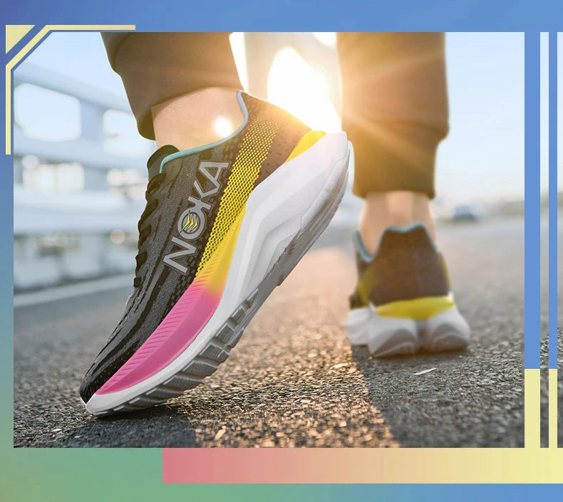 Men Women High Quality Light Running Shoes Cushion Training Shoes Lightweight Wear-Resistant Sneakers Good Vibrations