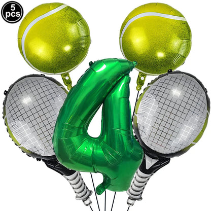 Tennis Party Supplies Paper Plate Napkin Cup Tableware for Boys Baby Shower Tennis Ball Sports Themed Party Birthday Decoration Good Vibrations