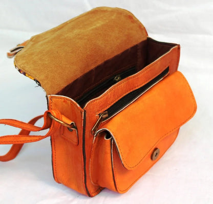 Handmade Kilim Genuine Leather Crossbody Sling Shoulder Bag High Quality Genuine Leather Ethnic Bags Vintage Sling Bag For Women Good Vibrations