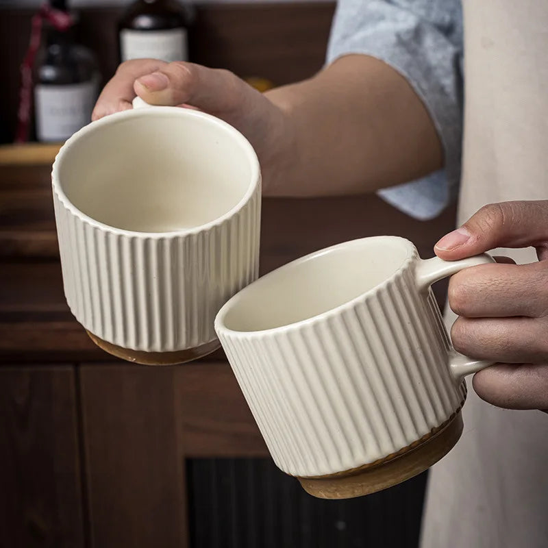Mug universal drinking cup spoon household water cup office ceramic cup coffee cup milk cup tea cup Good Vibrations