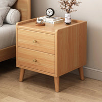 Bedside cabinet, household small bedroom storage, narrow cabinet, mini storage shelf, solid wood color, multi-purpose storage Good Vibrations