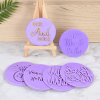 Wedding Cookie Cutters Bride To Be Mr Mrs Biscuit Embossed Mould Bridal Shower Party DIY Fondant Mold Cake Decorating Tools Good Vibrations