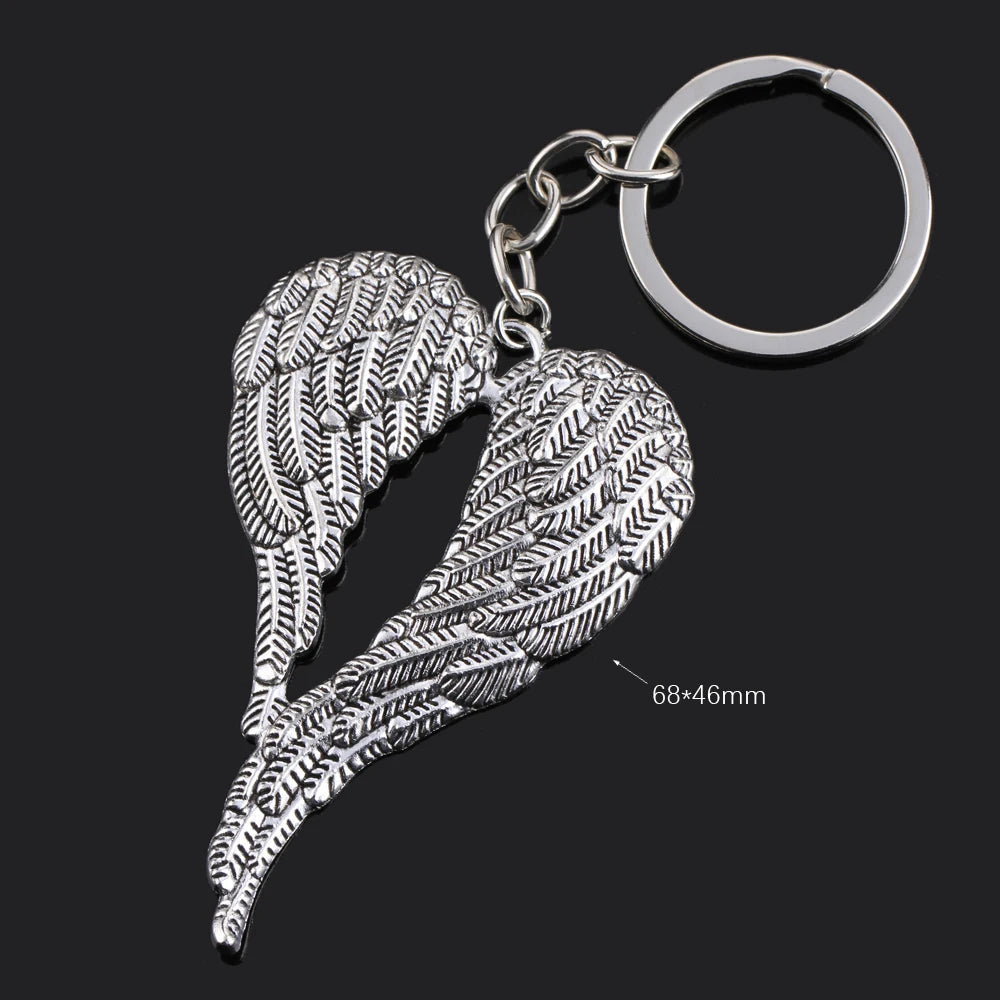 Fashion Animal Women Keychain Car Moon Cat Dog Love Heart Key Chain Friends Gift Jewelry Bag Pendant Wing Evil Eye Angel Turtles Good Vibrations