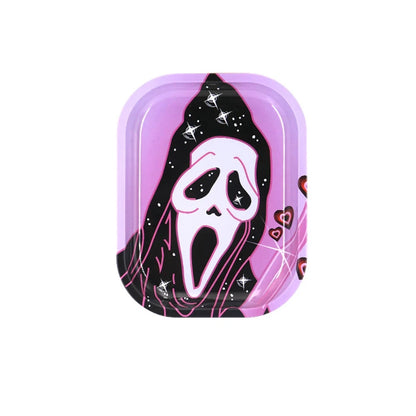 Rolling Tray Smoking Grinder Accessories Cigar Hand Roll Tinplate Tray Ashtray Home Party Gifts for Men Women Good Vibrations Adult Super Store