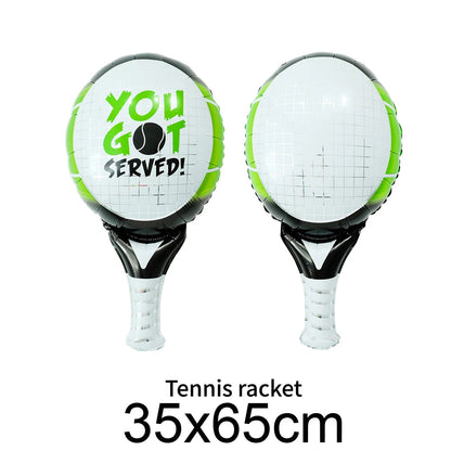 Tennis Party Supplies Paper Plate Napkin Cup Tableware for Boys Baby Shower Tennis Ball Sports Themed Party Birthday Decoration Good Vibrations