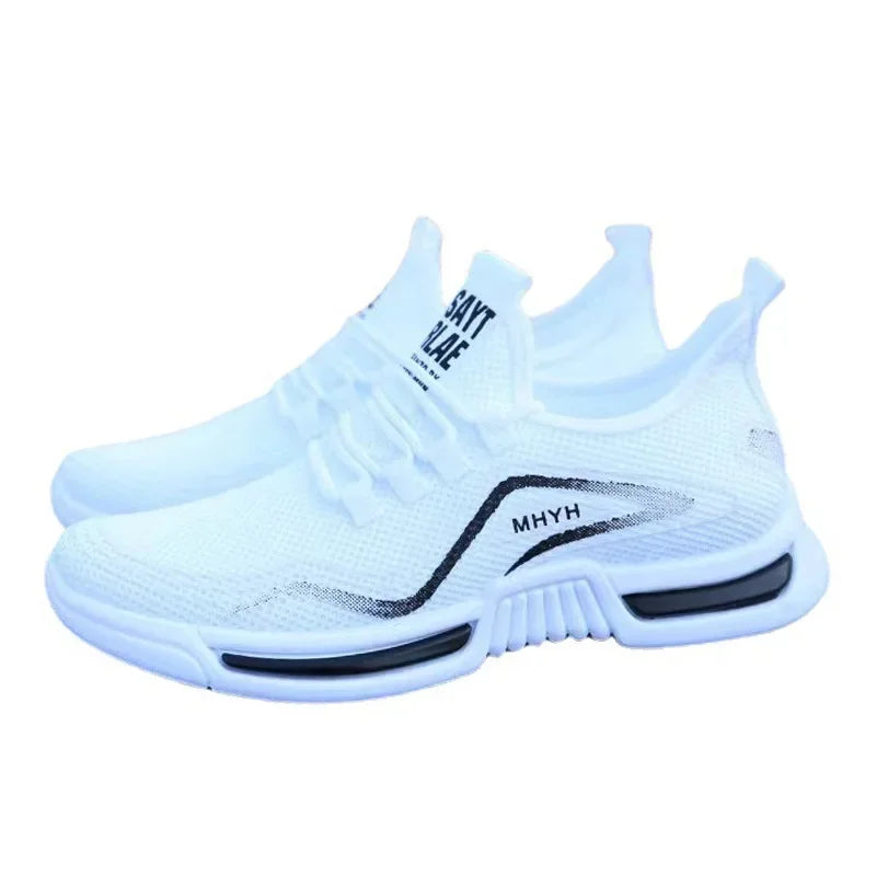 Men Shoes Slip on Fashion Sneakers Male Sport Running Shoes Breathable Gym Training Walking Tennis Shoes Non Slip Workout Flats Good Vibrations