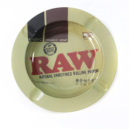 Cartoon Metal Rolling Tray - round Tobacco Herb Ashtray Creative Cigarette Holder Smoking Accessories Good Vibrations