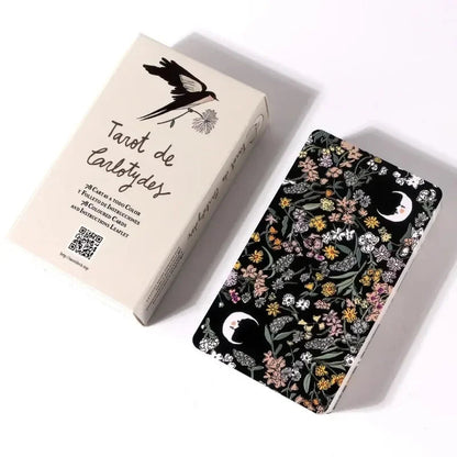 Tarot De Carlotydes Cards Poker Size Divination Fortune Telling Tarot Cards Deck Friend Party Entertainment Board Game Good Vibrations