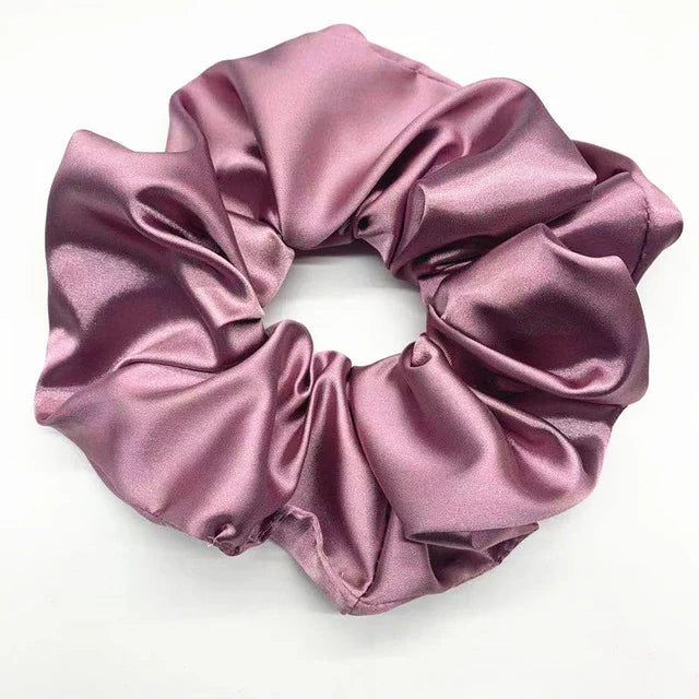 Personalized Bridesmaid Scrunchie Silk Hair Scrunchie Bachelorette Party Gift Bridesmaid Proposal Custom Wedding Gift To Bride Good Vibrations