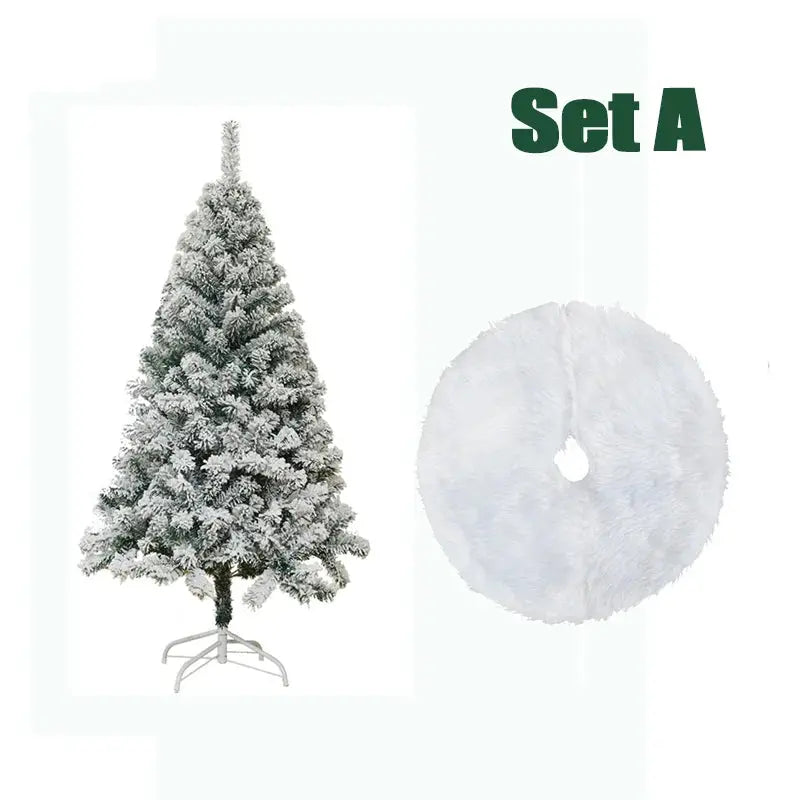Christmas Tree PVC Artificial Snow Christmas Tree Cedar Christmas Tree Mall Window Decoration Tree Christmas Decoration Supplies Good Vibrations