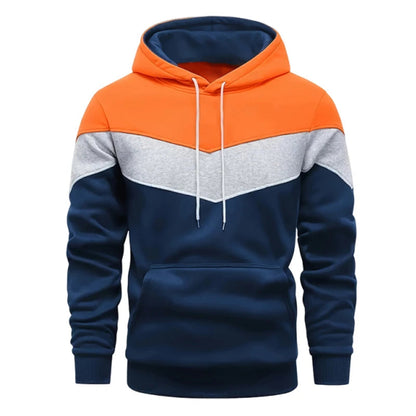 Autumn Winter Fashion Tracksuit Tricolor Hoodies and Black Sweatpants High Quality Male Daily Casual Sports Hooded Jogging Suit Good Vibrations