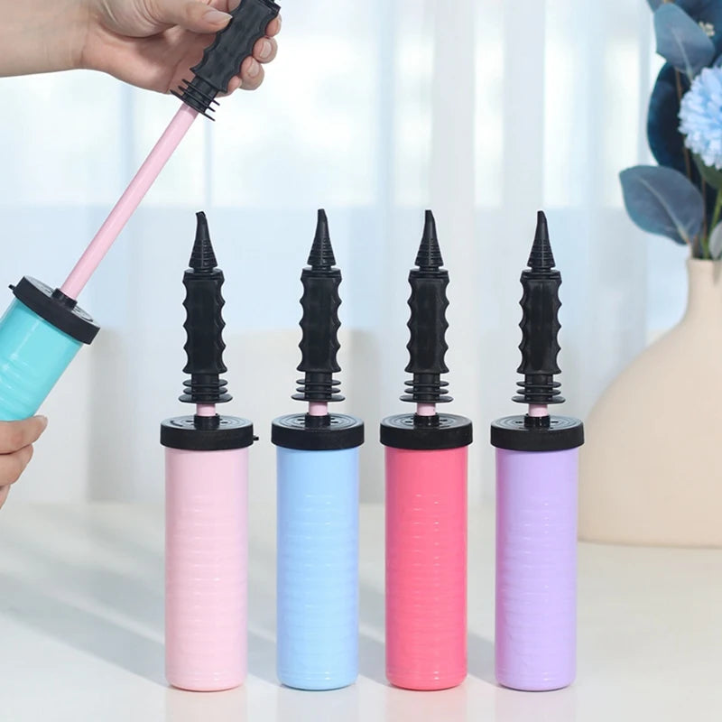 Balloon Pump Balloon Accessories Balloon inflator hand push Air Pump Wedding Valentine Birthday Party Decoration Tools Good Vibrations
