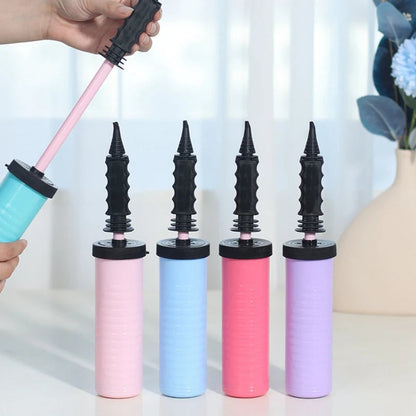Balloon Pump Balloon Accessories Balloon inflator hand push Air Pump Wedding Valentine Birthday Party Decoration Tools Good Vibrations