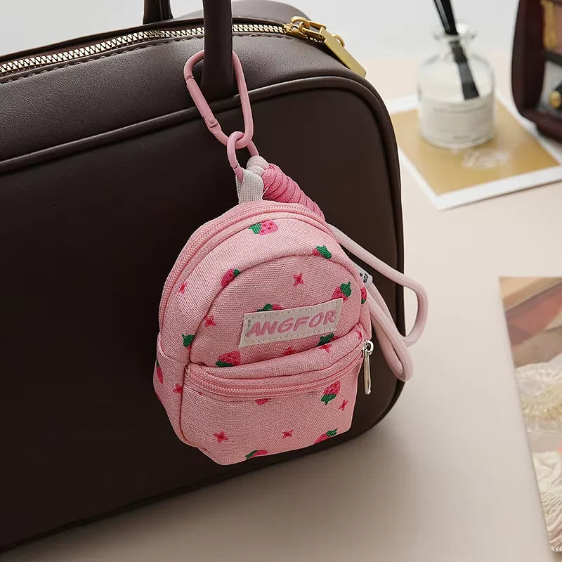 HOMEFISH Women's Bag Pendants Lipstick Earphones Mini Storage Bag Trendy Versatile Bag Accessories Multifunctional Coin Purses Good Vibrations