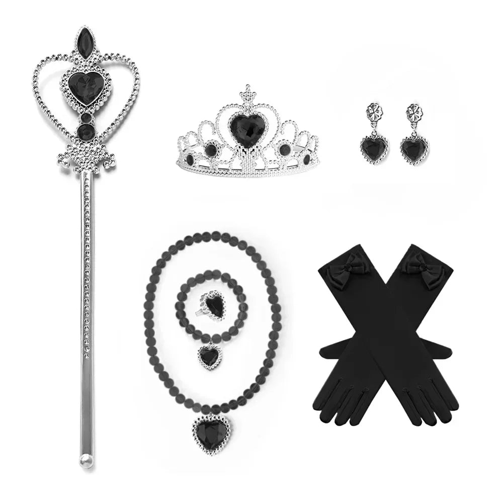 Halloween Children Party Necessary Baby Girls Red Wig Witch Vampire Cosplay Dress up Kids Girl Black Headband Accessories Gifts Good Vibrations