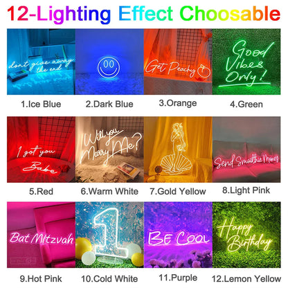 It's a Love Story Neon Light Sign for Wedding Party Wall Decor LED Neon Signs Room Bedroom Wall Decoration Neon Lamp USB Power Good Vibrations