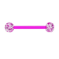 1PCS/4PCS Nipple Tongue Rings Straight Barbell 14G Stainless Steel Belly Button Rings Nipplerings Body Piercing Jewelry Purple Good Vibrations Adult Super Store