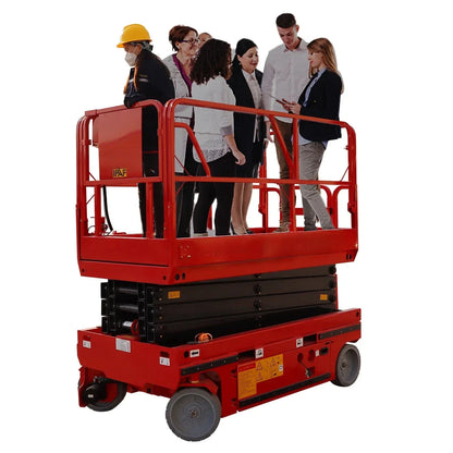 Electric Scissor Lift  Aerial Platform 6m 8m 10m 12m Skylift Mobile Lifter Scaffolding Hydraulic Scissor Lifts Trolley 30 Ft Good Vibrations