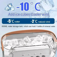 Portable 3 In 1 Fan AIr Conditioner Household Small Air Cooler LED Night Lights Humidifier Air Adjustment Home Fans Dropshipping Good Vibrations