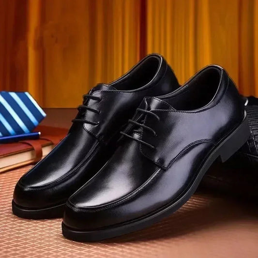 Mens Dress Shoes Men's Formal Original Leather Italian Skin Shoes for Men Elegant Casual Business Luxury Social Male Shoe Good Vibrations