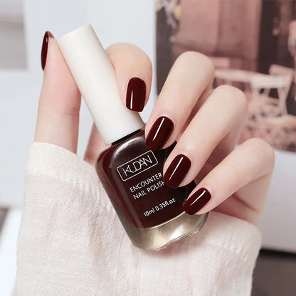 Air Dry Nail Polish 10ml 0.35 oz Water Based Non Toxic Odorless Quick Dry Toenail Finger Gel No Lamp Baking Nail Art Manicure Good Vibrations