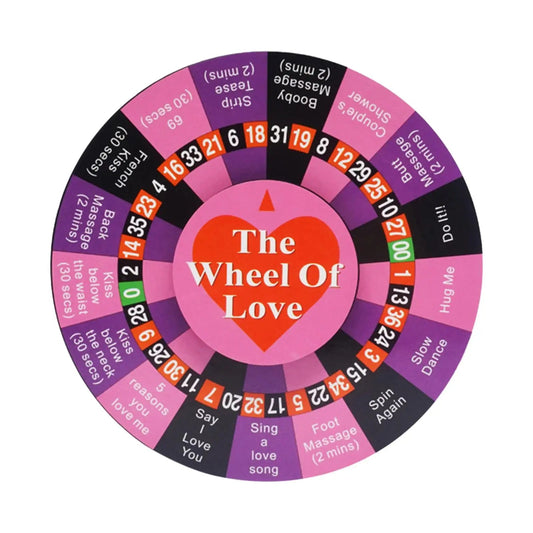Truth or Dare Game Valentine games party Game Romantic Toy Action Couples Foreplay Prop Turntable Gift DIY Adult Game Board Game Good Vibrations