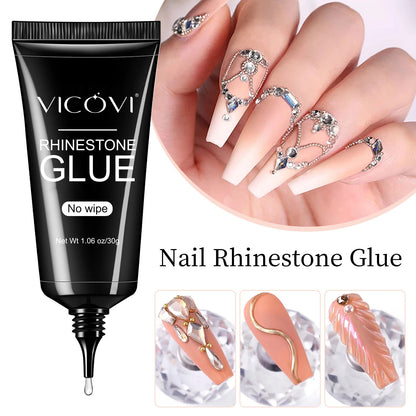 10/5/1pcs Extra-Strong Nail Glue Quick Dry Nail Tips Adhesive Acrylic Nail Glue Professional DIY Rhinestone False Nail Glue Good Vibrations