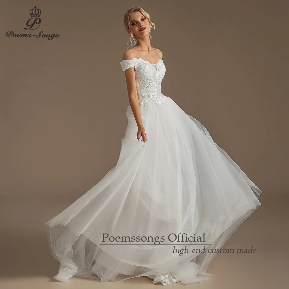 Romantic Wedding Dresses for women with Floral Appliques Floral Embroidered Details for a Dreamy Wedding vestidos de novia Good Vibrations