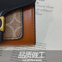 Women's Light Luxury Wallet, Durable Compact Storage Bag with Versatile Functions for Fashionable Lifestyle Good Vibrations