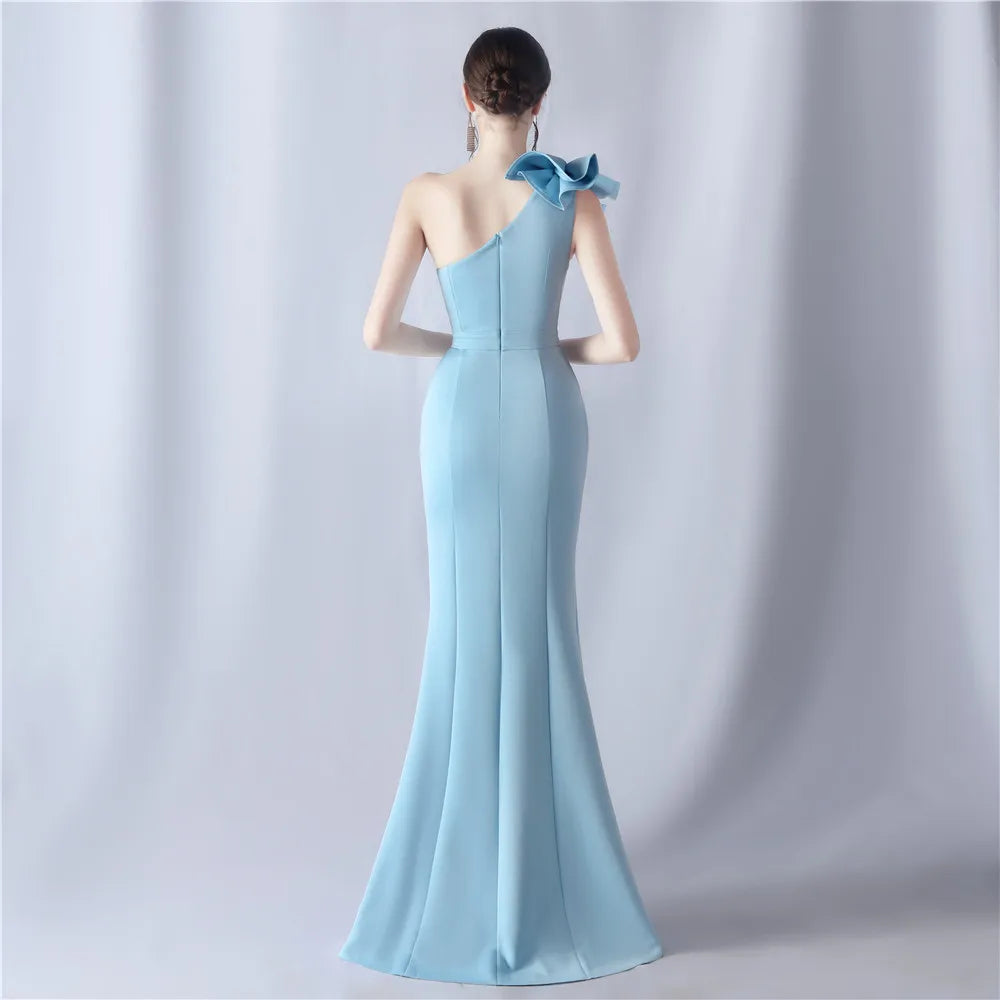 Women's Elegant Dresses for Prom Party Dress Evening Formal Gala Woman Luxury Special Events Occasion Chic Simple Satin 2024 Good Vibrations