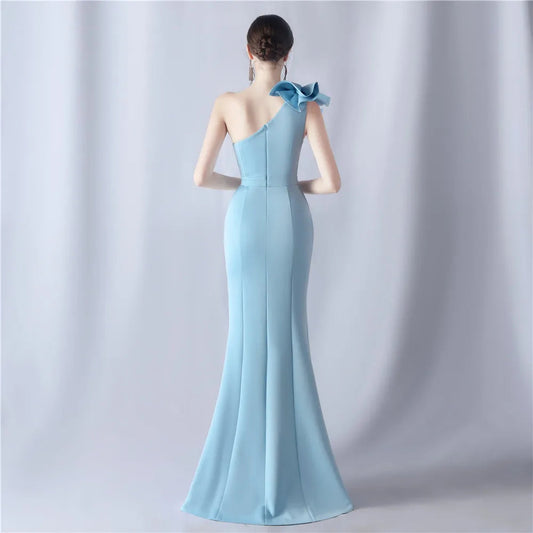 Women's Elegant Dresses for Prom Party Dress Evening Formal Gala Woman Luxury Special Events Occasion Chic Simple Satin 2024 Good Vibrations