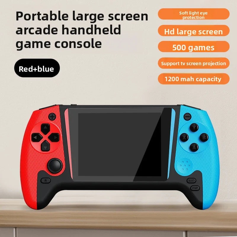 Retro Handheld Game Console LCD Screen Built-in  500-in-one retro nostalgic classic large-screen handheld console Good Vibrations