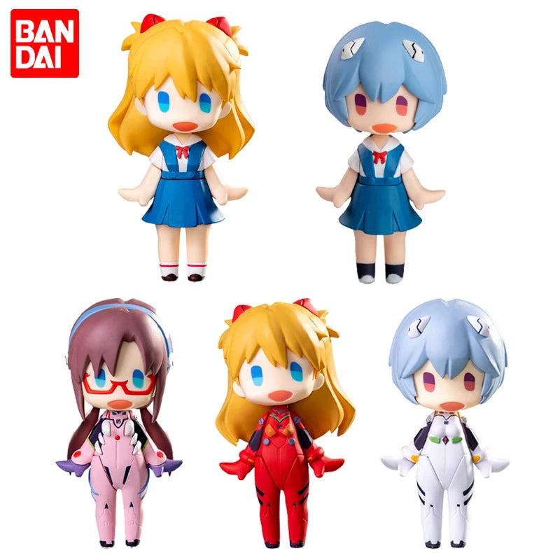 Evangelion Anime Figure Ayanami Rei Asuka Shinji Figurine Kawaii Car Decoration Collection Anime Peripheral Model Kid Toy Gift Good Vibrations
