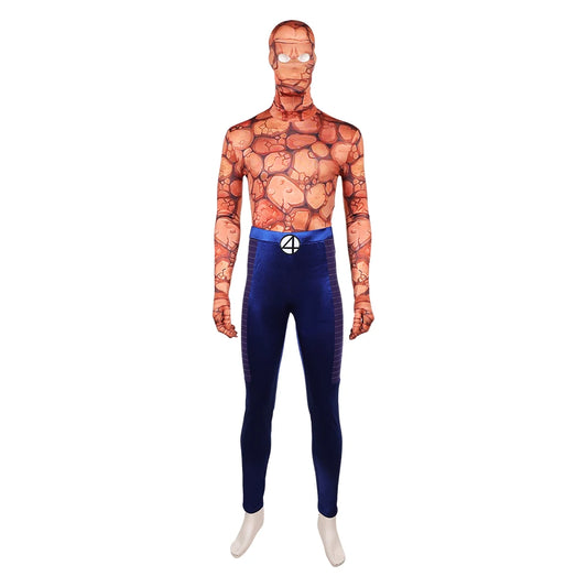 Fantastic Cosplay Four The Thing Costume Ben Roleplay Grimm Top Headgear Pants Outfits Halloween Carnival Party Disguise Suit Good Vibrations