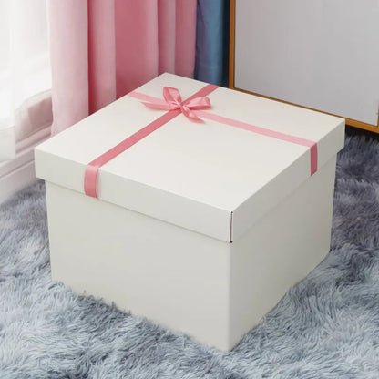 White Surprise Birthday Gift Box Extra Large Ceremony Feeling Girlfriend Present Box Special Large Size Wedding Celebration S... Good Vibrations